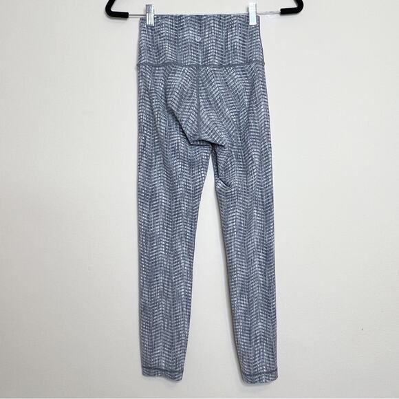 Lululemon Wunder Under Arrow Jacquard High-Rise Arrow Jacquard Dark Olive Grey 4 - Picture 5 of 12